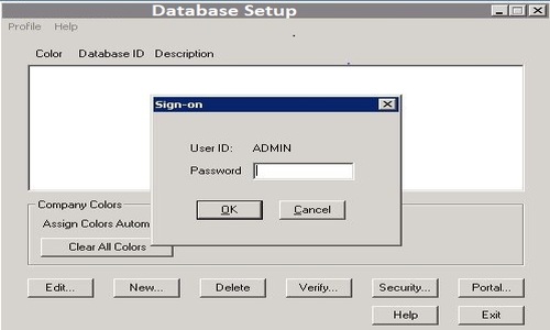 sage database setup