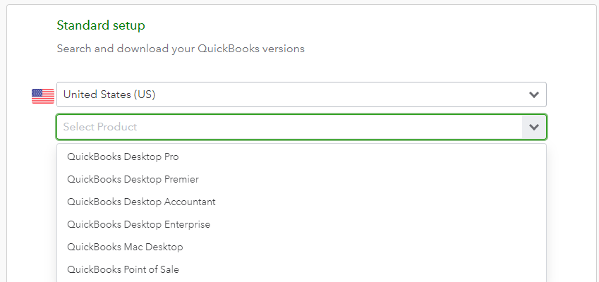 Downloads and Updates QuickBooks Desktop products